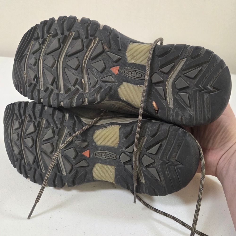KEEN Targhee II Waterproof Hiking Shoes Mens 9 Brown Leather Low Top 1017783 - Picture 5 of 6